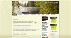 Desktop Screenshot of forellenteich.net
